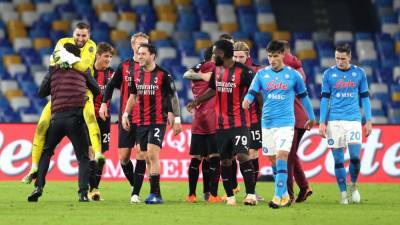 Наполи - Милан 1:3 Видео голов и обзор матча чемпионата Италии