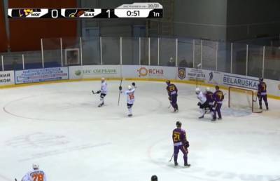Солигорский «Шахтёр» обыграл «Могилёв» в матче чемпионата Беларуси по хоккею
