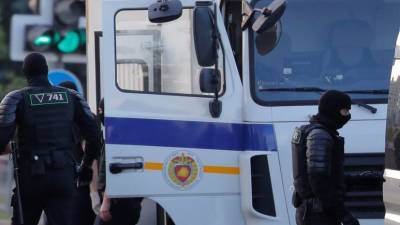 МВД Белоруссии рассказало о помещённых в изоляторы протестующих