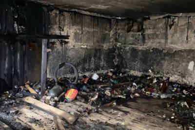 В жилом доме в Йошкар-Оле сгорел подвал
