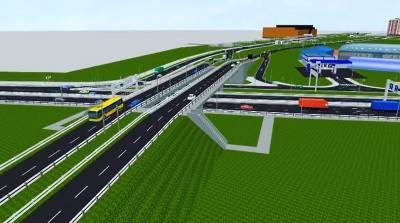 Видео: завершен 3D-проект развязки с Мурманским шоссе в Кудрово