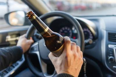 Во Львове пьяный водитель без прав пытался дать патрульным $100