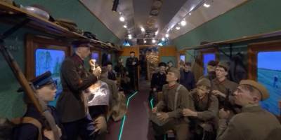 Передвижной музей "Поезд Победы" открыт для посещения в Москве