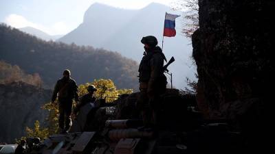 Российский офицер получил ранения из-за взрыва мины в Карабахе