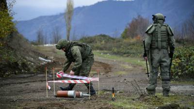 Российский миротворец ранен при подрыве мины на севере Нагорного Карабаха