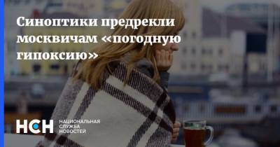 Синоптики предрекли москвичам «погодную гипоксию»