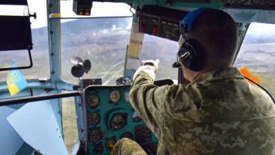 Украинские миротворцы в Конго посадили вертолет на кратер действующего вулкана для помощи ученым ООН