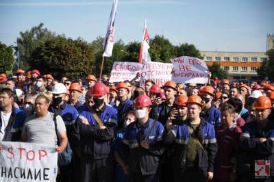 Забастовавшего рабочего «Беларуськалия» вывезли с территории шахты
