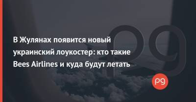 В Жулянах появится новый украинский лоукостер: кто такие Bees Airlines и куда будут летать