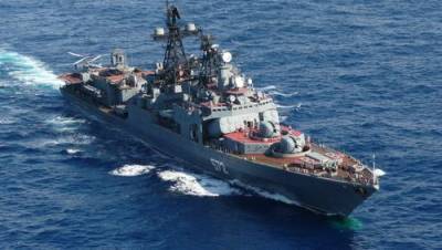 На Дальнем Востоке американский эсминец пытался нарушить границу РФ этому воспрепятствовал БПК «Адмирал Виноградов»