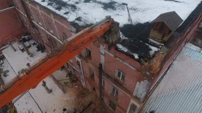 В Воронеже начали снос одного из последних зданий архитектора Замятина