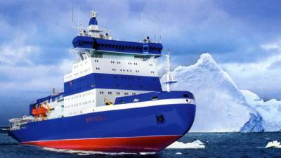 Новейший ледокол «Арктика» обеспечил первую проводку
