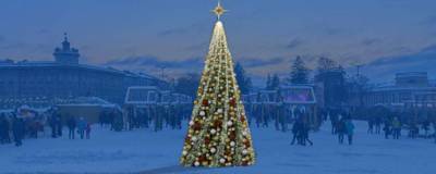 В Чернигове начали устанавливать новогоднюю елку
