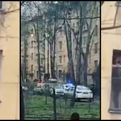 В Петербурге продолжаются переговоры с мужчиной, захватившим своих детей в Колпине