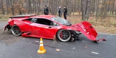 ДТП с участием Lamborghini под Киевом: актер получил травму головы