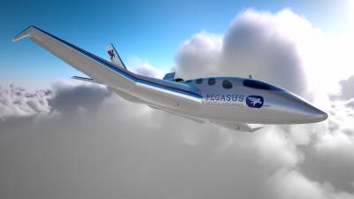 Pegasus совместила бизнес-джет и дрон: новый самолет сможет взлетать вертикально