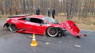На заоблачной скорости: Под Киевом во время съемок фильма разбили Lamborghini – фото