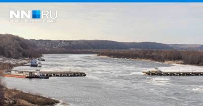 Между Павловом и поселком Тумботино разводят мост во время ледохода. Власти просят потерпеть - nn.ru