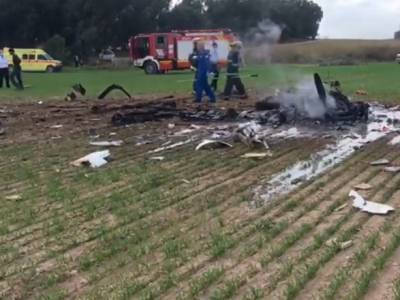 На юге Израиля произошла авиакатастрофа, есть погибшие
