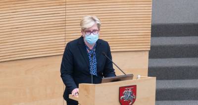 Сейм Литвы поддержал кандидатуру Ингриды Шимоните на пост премьер-министра
