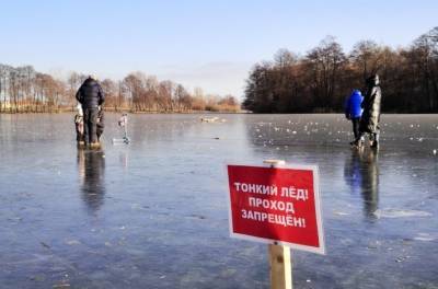 Липчанам запретили выходить на лед