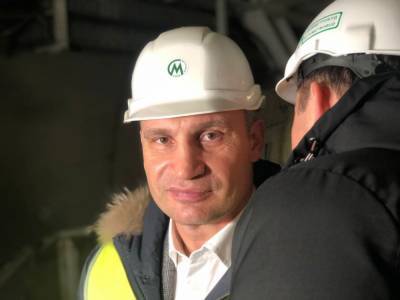 Кличко о строительстве метро на Виноградарь: Пройдено уже почти 500 метров тоннеля