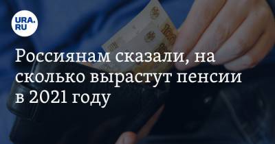 Елен Бибиков - Россиянам сказали, на сколько вырастут пенсии в 2021 году - ura.news - Россия