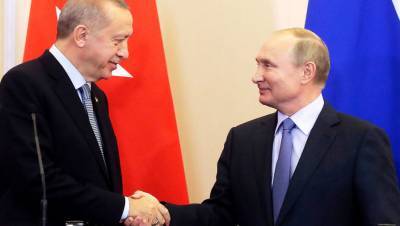 В Кремле рассказали детали разговора Путина и Эрдогана