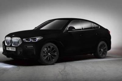 Компания BMW покрасила автомобиль в самое чёрное из известных веществ (ФОТО)
