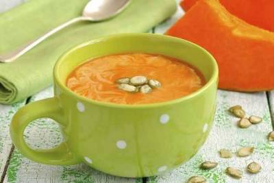 Рецепты: суп из тыквы «Янтарный»