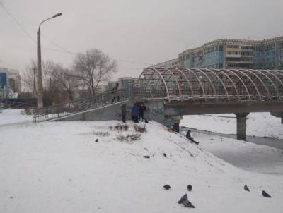 В Кузбассе дети устроили опасные развлечения под мостом