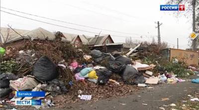 Жители Батайска пожаловались на горы мусора на городских улицах