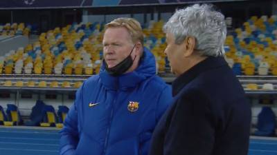 Испанские СМИ расшифровали разговор Кумана с Луческу перед матчем
