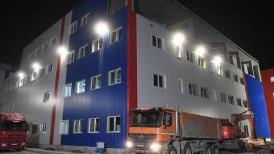 В рекордные сроки: в Сербии завершается строительство сovid-больницы