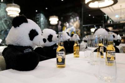 "Панда-мия": владелец ресторана в Германии усадил за столики плюшевых панд в знак протеста против карантина