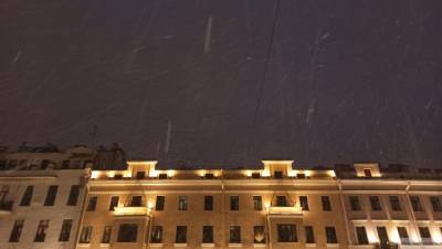 Петербургские синоптики пообещали мокрый снег и гололедицу в четверг