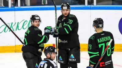 «Салават Юлаев» забросил шесть шайб в ворота «Нефтехимика» в матче КХЛ