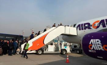 Египетская Air Cairo впервые выполнила рейс из Шарм-эль-Шейха в Ташкент