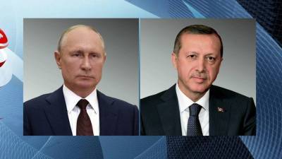Мирный процесс в Нагорном Карабахе обсудили по телефону Владимир Путин и Реджеп Тайип Эрдоган