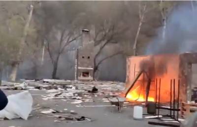 В Нагорном Карабахе сожгли целое село