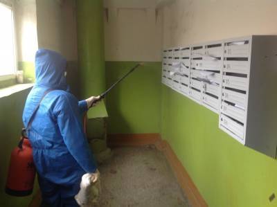 В Ульяновске продолжается дезинфекция домов