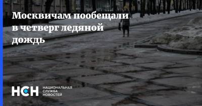 Москвичам пообещали в четверг ледяной дождь
