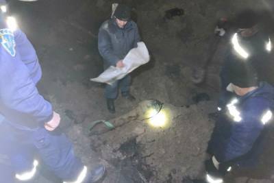Во время ремонтных работ в Тверской области обнаружили реактивный снаряд