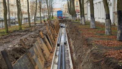 До января ГУП ТЭК заменит более 20 км сетей в Пушкине и Колпино