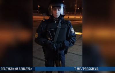 В Минске милиционерам пришлось стрелять из автомата по мужчине, напавшему на таксиста