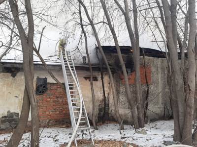 В Екатеринбурге огонь уничтожил автосервис и стоявшие внутри машины