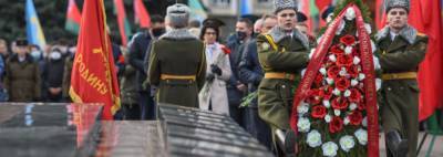 Митинг, посвящённый 77-й годовщине освобождения Гомеля, состоялся на площади Труда
