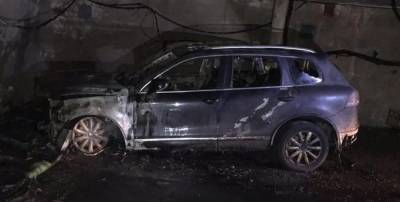 В Одессе сожгли авто журналиста Александра Сивака