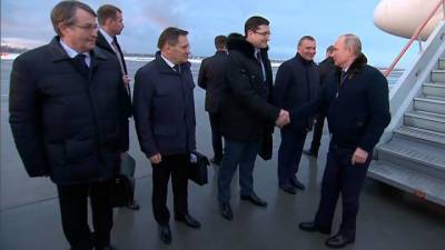 Владимир Путин прибыл в Саров