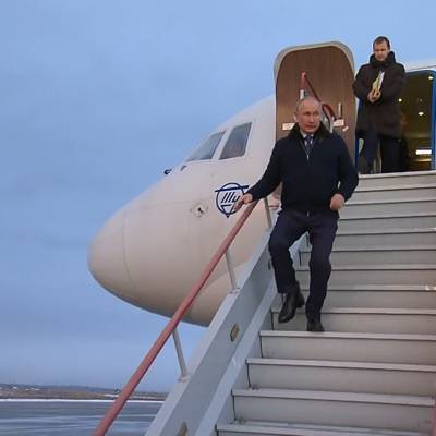 Владимир Путин прибыл в Саров Нижегородской области